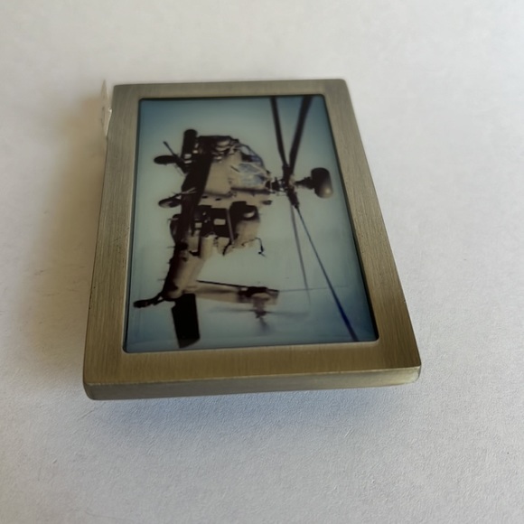 Apache Helicopter Aircraft Military Belt Buckle - Picture 3 of 10